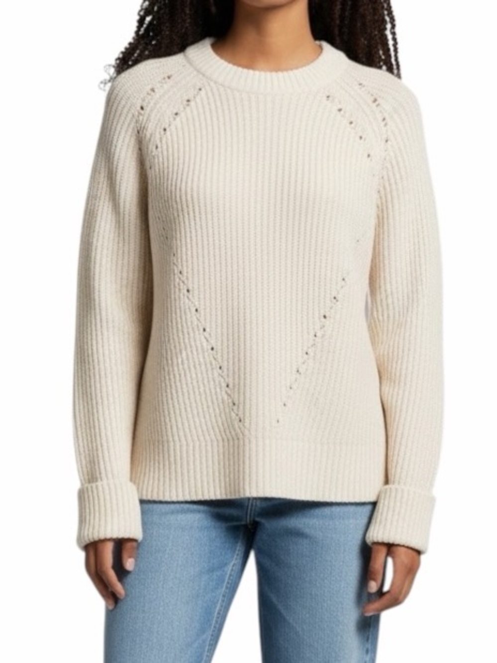 360 Sweater•Ribbed Crewneck Sweater